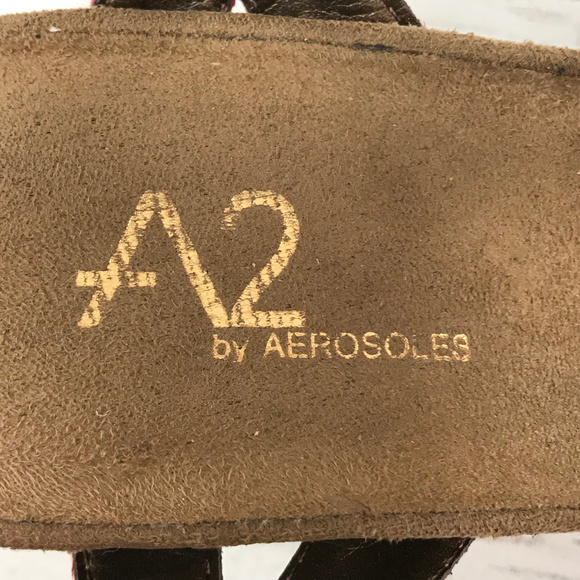 A2 by Aerosoles Coral Wedge Sandals [483s4] - Picture 4 of 5